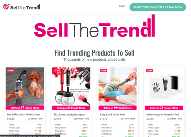 sellthetrend product research tools