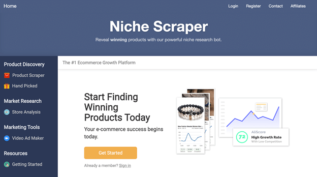 niche scraper product research tools